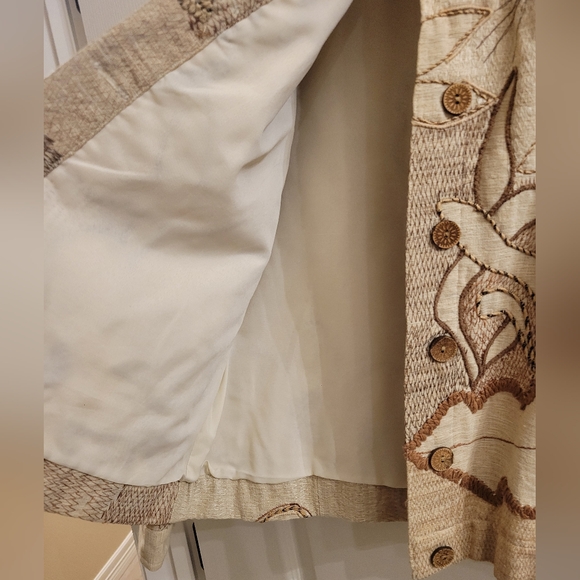 Vtg Laura Ashley Women's Button Down Lightweight Jacket Coat, size small - Picture 3 of 4